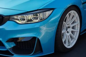 car headlight and fender