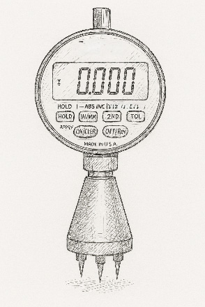 A digital scale with a display